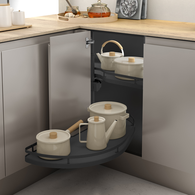 MC Line Dolphin flat antraciet met dubbel dempingsysteem