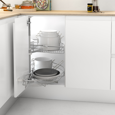 MC Line panier tournant 1/2 chrome 