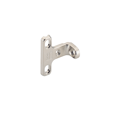 Raccord de paroi arrière RV 7 D, Zamak nickelée