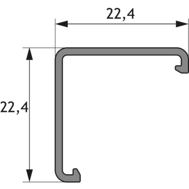 FurnSpin Cadro afdekprofiel