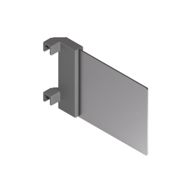 Chic line verdeler antraciet h.85  l.143mm