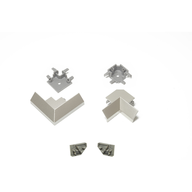 Led Emotion Nubio jeu de caches et angels 2 x caches d'extr. 1 x angle interrupteur 1 x angle ext.