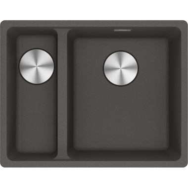 Maris - Vlakbouwspoeltafel / 553 x 433 mm / 2 bakken / Grote bak rechts / Leigrijs