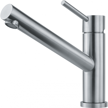 Orbit - Mitigeur à bec orientable / Levier haut / Inox