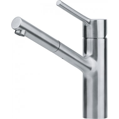 Taros Neo - Mitigeur à bec extractible / 1 jet / Levier sur le côté / Inox