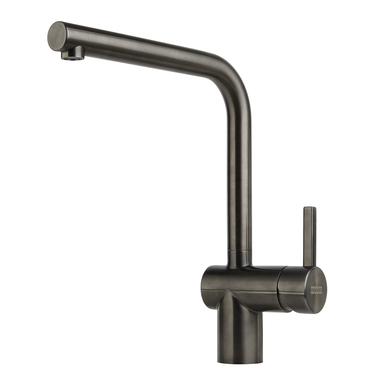 Atlas Neo - Eéngreepsmengkraan met zwenkbare uitloop / Side lever / Antraciet