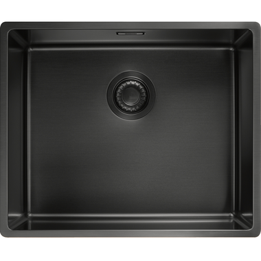 MYTHOS MASTERPIECE - Cuve à affleurer/à sous-encastrer / 540 x 450 mm / Vidage automatique / Anthracite