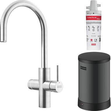 MARIS WATER HUB - Eéngreepsmengkraan met zwenkbare uitloop set / RVS