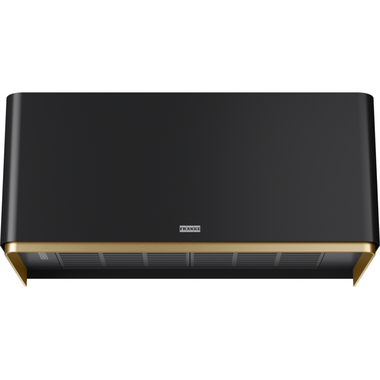 MYTHOS MASTERPIECE - Hotte murale Noir mat / Or / 800 mm