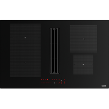 Maris 2Gether Minimal Black - Inductiekookplaat met dampkap / 830 mm / Minimal Black / recirculatie