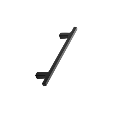 Greep PEN BA128 L183 gietijzer mat zwart