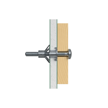 Hollewandplug Fischer HM-S met metrische schroef