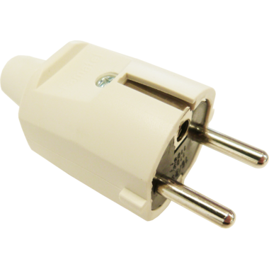 Prise pvc 2pol+a 10-16a blanc ip20  