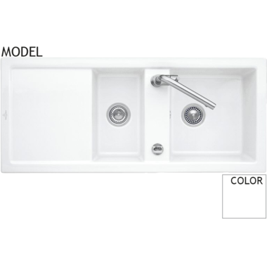 V&B 6726.01.kg subway 80 blanc neige brillant  ceramicplus