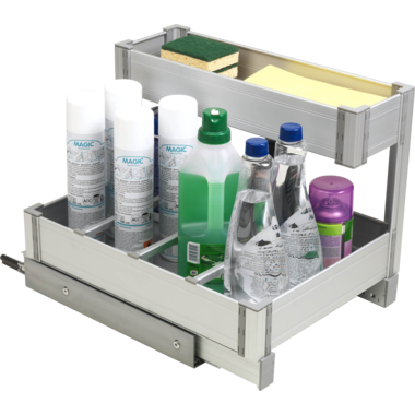 Uittreksysteem new line met fless met flessenrek