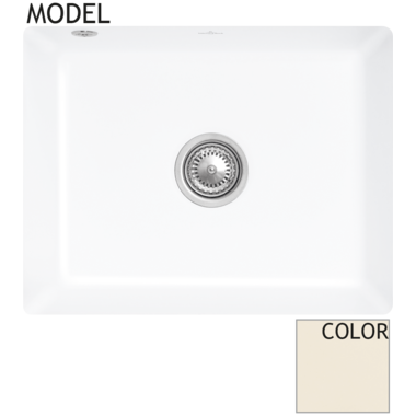 V&B 3310.01.kr subway 60 su creme brillant ceramicplus