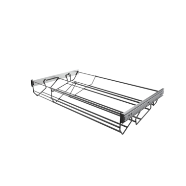 Schoenrek 60/100cm d.48cm uittrekbaar