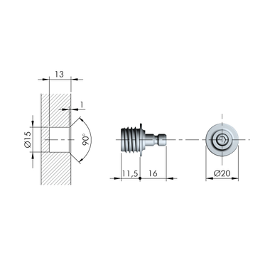 Fixation latérale K12 