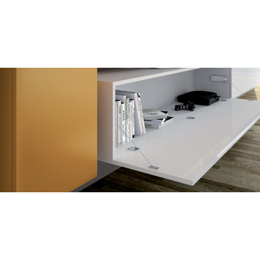 Link 262 valdeursysteem alu grijs finish
