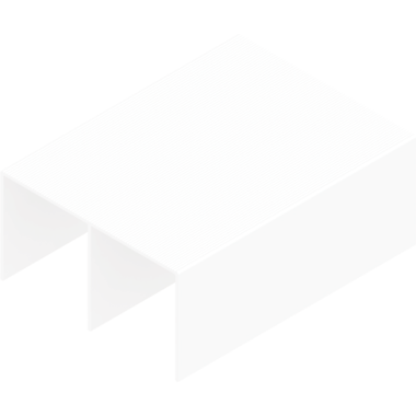 Rail supérieur double