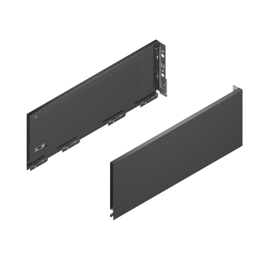 Vionaro set zijwand grafiet h185