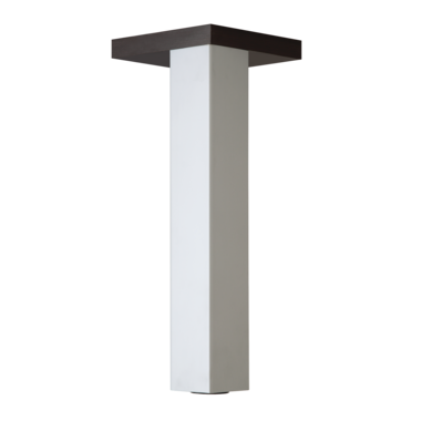 Tafelpoot Q120 rvs look 120x120mm h710 regelbaar