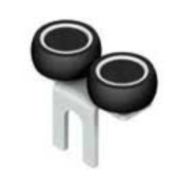 Roulette support s1 pour panneau coull. Base Floor  