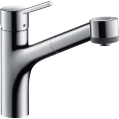 Hansgrohe KP M5216-H170 mengkraan 170 chroom uittrekbare vuistdouche + sbox