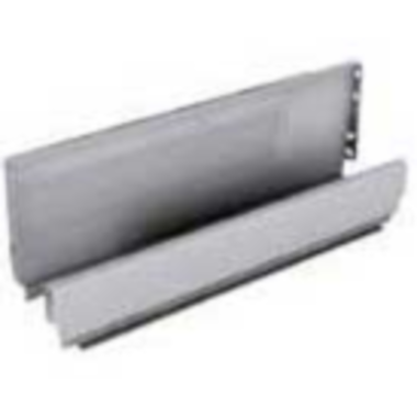 Rugwand XP h182 k450mm zilver zijden 16mm