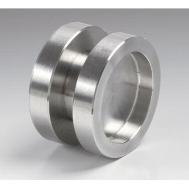 Paire de poignées rondes, pour verres 8/12, B40 L8, inox (cnc)