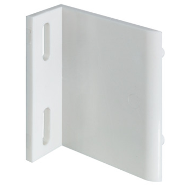 Équerre de paroi arrière 260.12 plastique blanc
