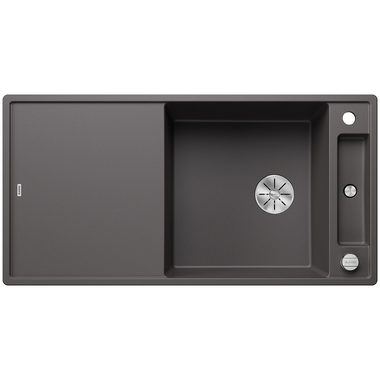 Blanco Axia III XL 6 S rock grey automatische bediening