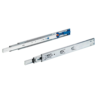 Volledig uittrekbare ladegeleider KA 4532 met Push to open, belastingsklasse 35 kg, 12,7 mm inbouwbreedt