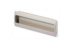 greep om in te laten Misnia, boorafstand 96, L 116 mm, B 54 mm, H 18.5 mm, Vernikkeld mat finish
