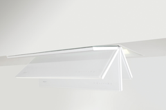 Novy Fusion 60 cm blanc hotte téléscopique 