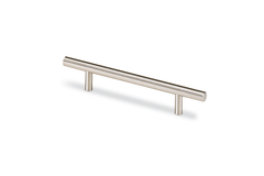 Poignée barre Hale, entraxe de perçages 128, L 188 mm, H 35 mm, ø 12 mm, aspect inox brossé