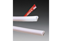 Zelfklevende ballondichting voor glasrand, voor 8/13.5 mm glas, B6 H4, verp. 12 m, transparant