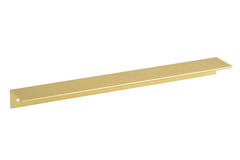 Poignée d'angle EA140 L300 alu laiton mat 