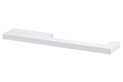 Poignee drimo 160mm aluminium / blanc asymmetrique 