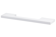 Greep drimo 160mm aluminium / wit symmetrisch
