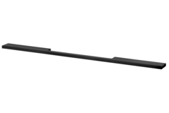 Poignee drimo 480mm aluminium / noir symmetrique 