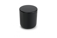 Knop zmc rond conisch diam25mm mat zwart