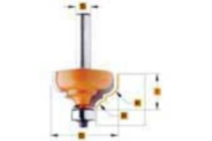 Fraise pour moulures décorative  r=6,4-4,8