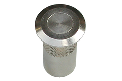 Insteekhuls met veer d. 12mm vernikkeld