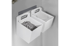 Hailo laundry 2 conteneurs+crochet gris  