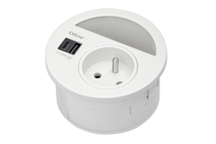 Evoline cercle 80 nl-d-l + usb blanc 