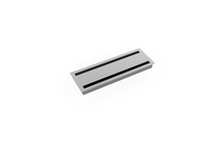 Passe cable Exit duo alu 110x320x25mm +couvercle  