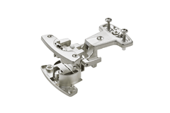 de la charnière de base Selekta Pro 2000 charnière jumelle,  180 °, Recouvrement 5.5 mm, avec manchons à expansion, nickelée