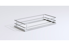 Panier Premea cadre p:470mm l:85mm bois blanc + chrome