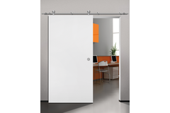 Flatec V set coulissant inox 100kg l.2300mm pour largeur de porte 1010-1200mm